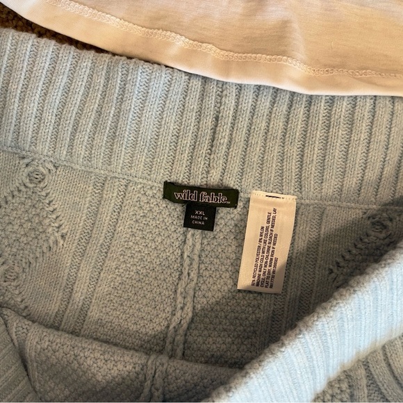 Target Soft White Tank Top and sweater flare outfit - Picture 3 of 5